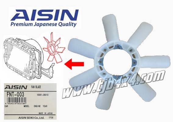 Helice de ventilateur, Aisin